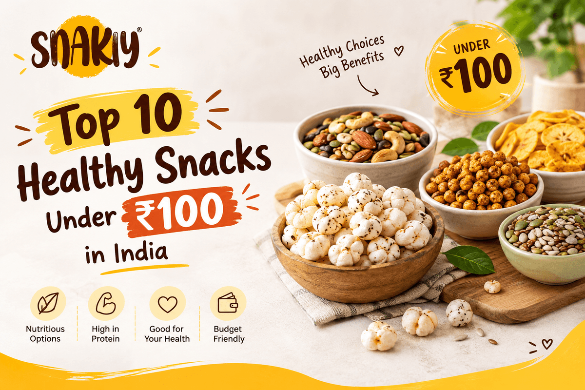 Top 10 Healthy Snacks Under 100 Rupees in India